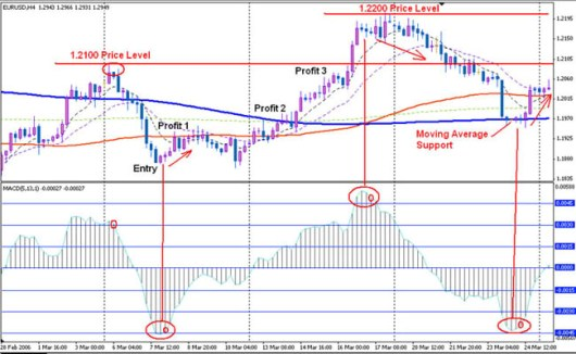 4-hour MACD forex risk-free trading strategy 9